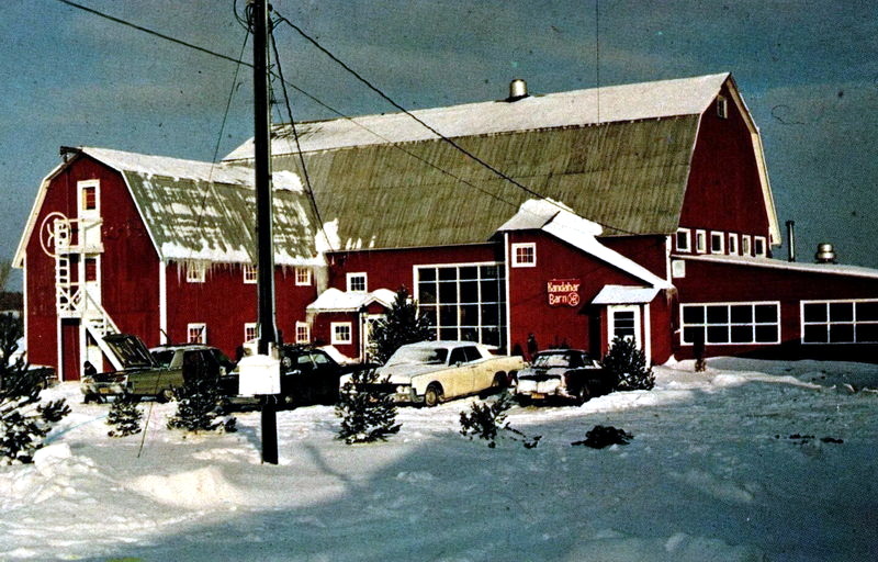 Kandahar Barn - Vintage Postcard